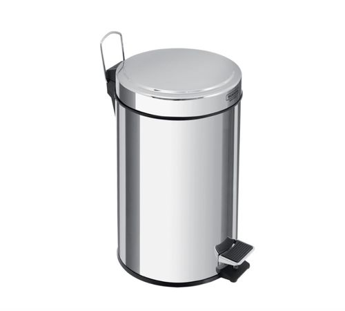 Basurero Inox. Con Pedal 5Lts.Tram.