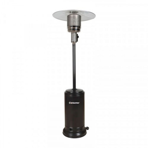 Calefactor Para Patio A Gas Negro