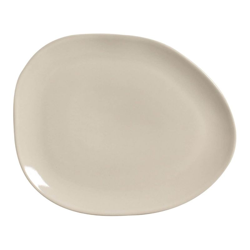 Plato%20Principal%20Ovalado%20Organico%20Avant%20Garde%20Stoneware%2031X24X2%205%20Cm%20Clay
