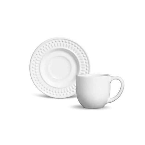 Taza De Cafe Roma Blanco