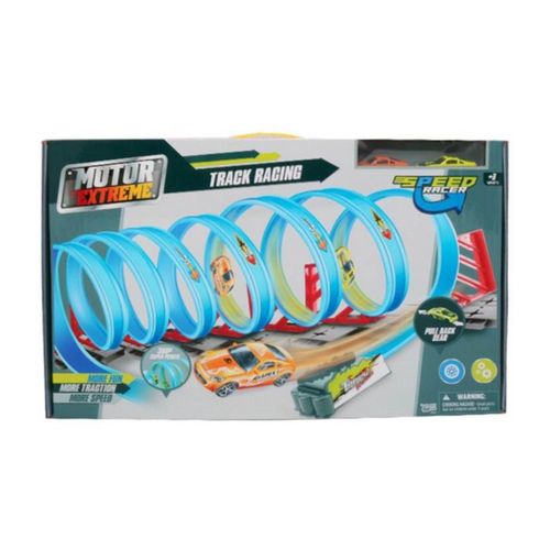 Pista 7 Loops 2 Autos Pull Back