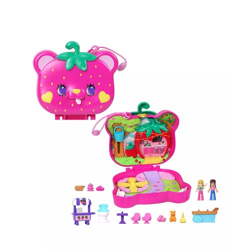 Polly Pocket Estuche De Osito De Fresa