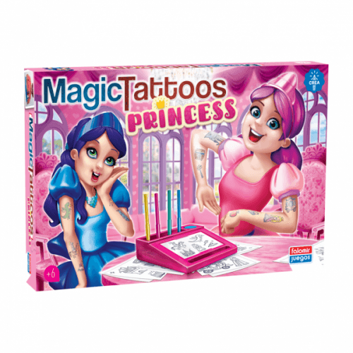 Juego Didactico Tatuajes Mágicos Princesas