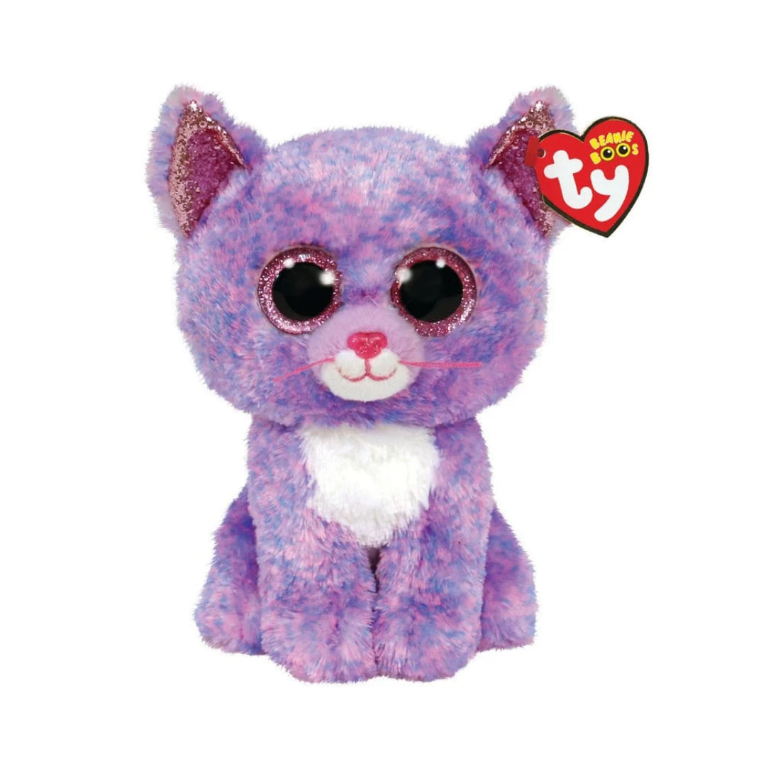 Ty Beanie Boos Cassidy Gato Lavanda Nueva Americana