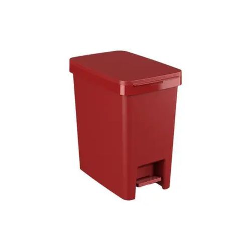 Basurero De Plastico 15L Single Rojo
