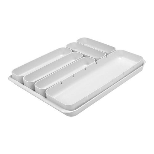 Organizador De Cubiertos 7Pzs 37X28 5X4 2Cm Perfect Blanco