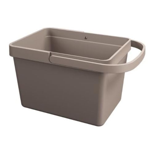 Balde De Plastico 12,50L Loft Warm Gray