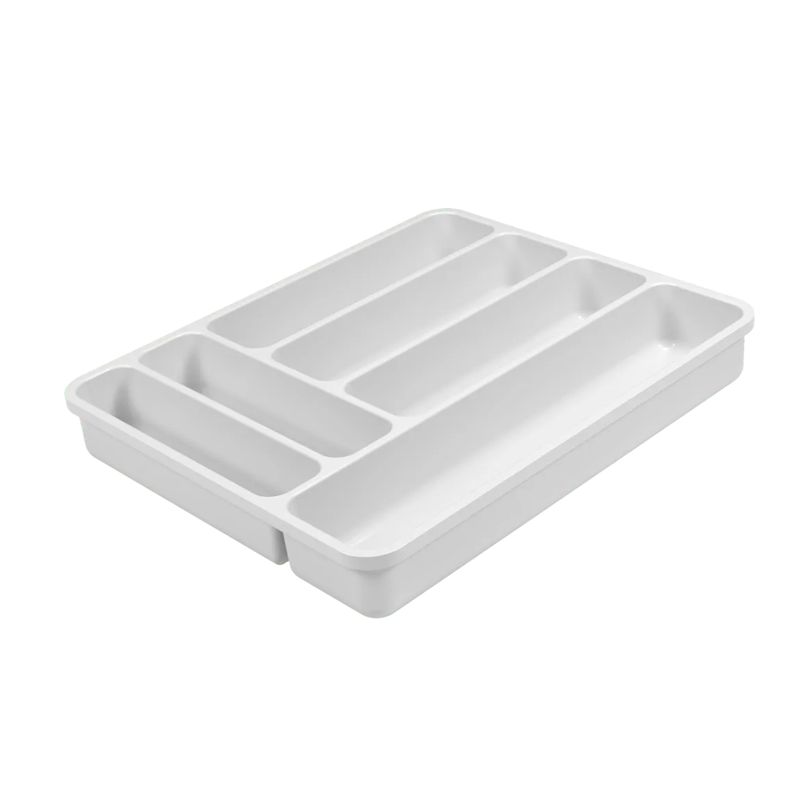Organizador%20De%20Cubiertos%20En%20Plastico%2030X35%2C9X5%2C2Cm%20Perfect%20Blanco