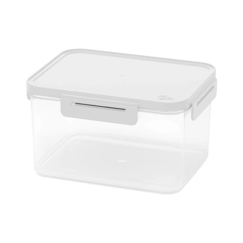 Contenedor Plastico Hermético 1,6L Hug Blanco