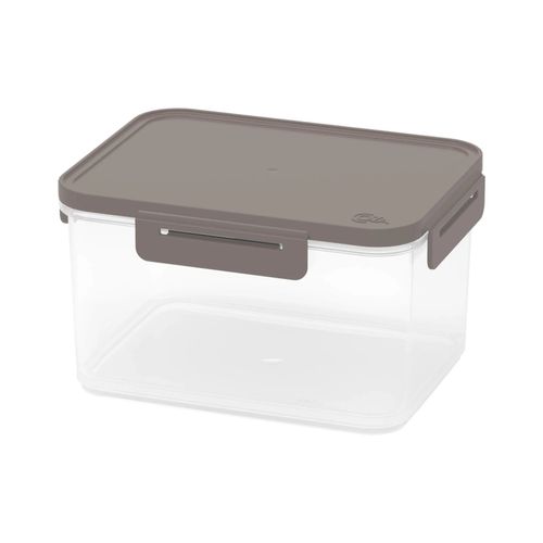 Contenedor Plastico Hermético 1,6L Hug Warm Gray