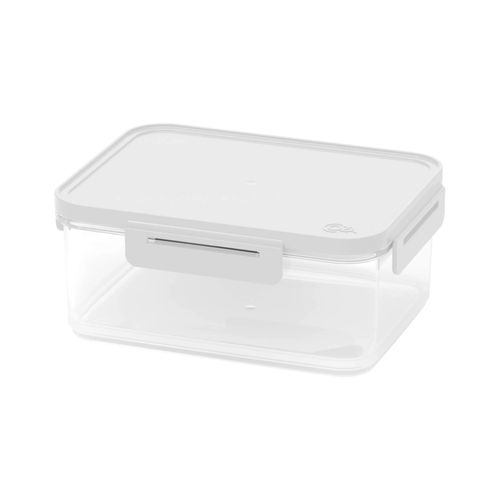 Contenedor Plastico Hermético 1,1L Hug Blanco