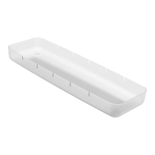 Organizador De Cubiertos En Plastico 11,3X34,2X3,7Cm Perfect Blanco