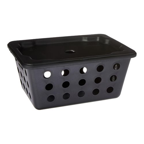 Canasta One Pequena De Plastico C Tapa 1,2L 18,6X14,2X8,6 Cm Negro