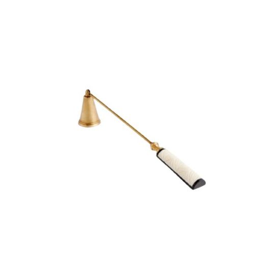 Apagavelas Mango Hueso Oro Crema