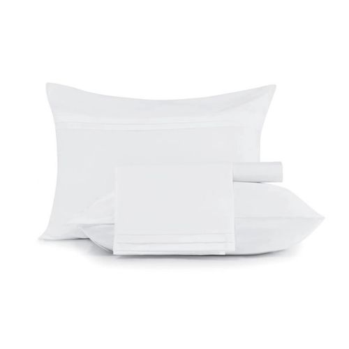 Juego De Sábanas 4Pz Algodón Lux 200 Hilos 270X250 Clássica Blanco
