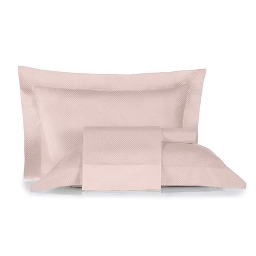 Juego De Sábanas 4Pz Algodón Lux 200 Hilos 270X250 Rosa Inspiración