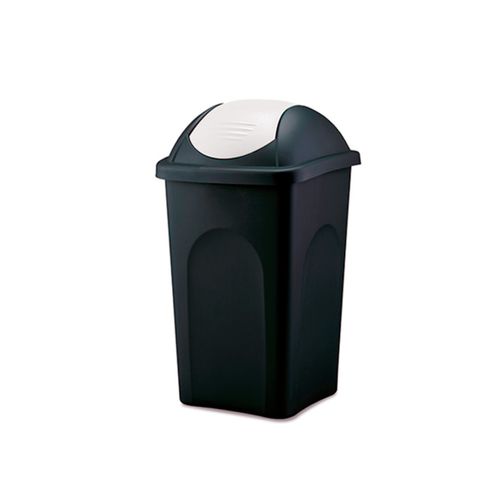 Basurero Basculante 39X39X68 Blanco 60L