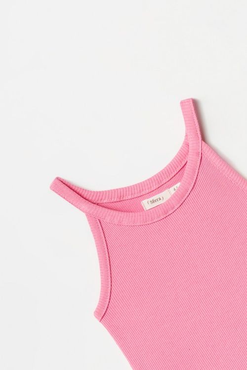 Remera Rib Halter