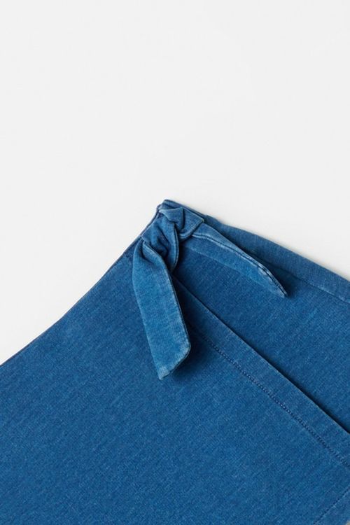 Falda Pareo Terry Denim Fk