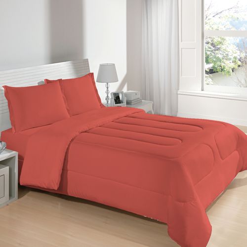 Edredón Microfibra 190Cm X 230Cm Orange