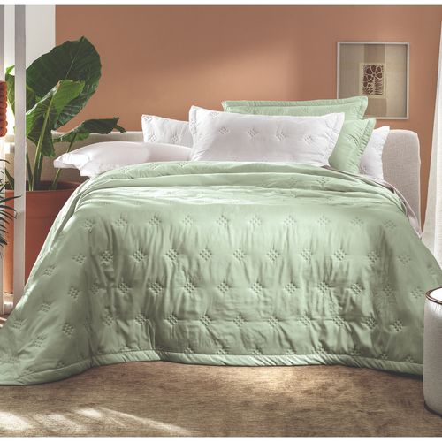 Juego De Cubrecama 3Pc Diamond 300Cm X 290Cm Verde Wind