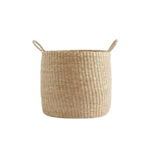 Cesta Redonda Seagrass L  Natural