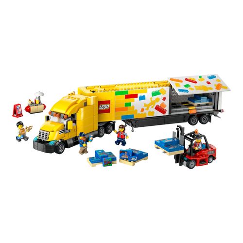 Camión De Reparto Amarillo