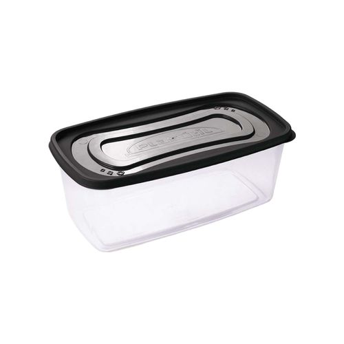 Recipiente Clic Rectangular 3L Negro