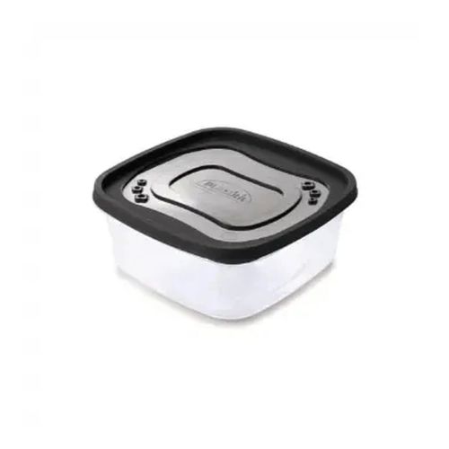 Recipiente Clic Cuadrado 1,6L Negro