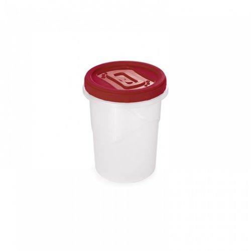 Recipiente Clic Tapa Rosca 550Ml Rojo