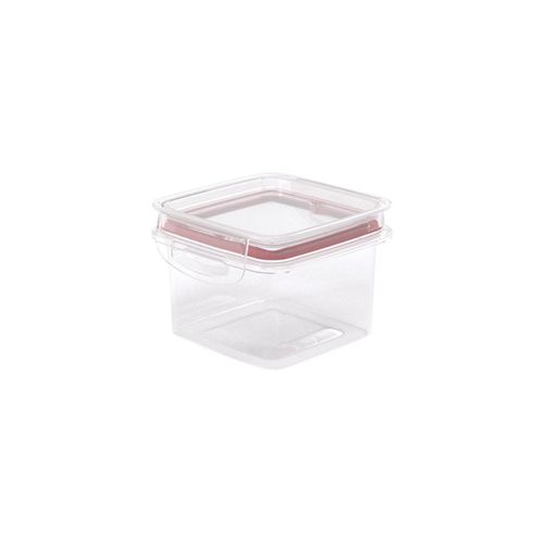 Recipiente Traba Mas Cuadrado 360Ml Rojo