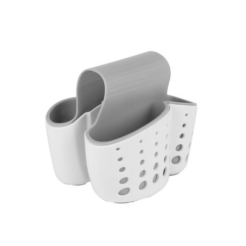 Portaesponja Para Lavadero Blanco -Gris
