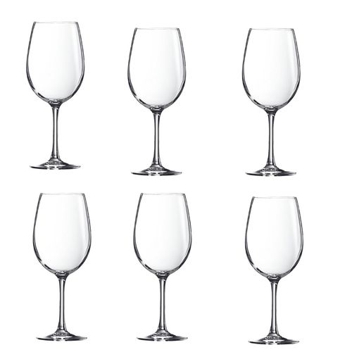 Juego de 6 Copas 75 Tulipe Cabern