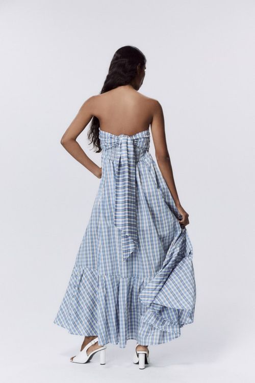 Vestido Cuadros Palabra De Hon