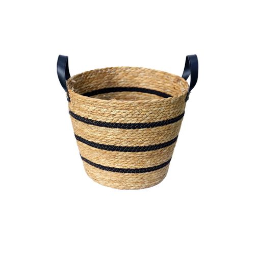 Cesto De Fibra Natural E Algodón C