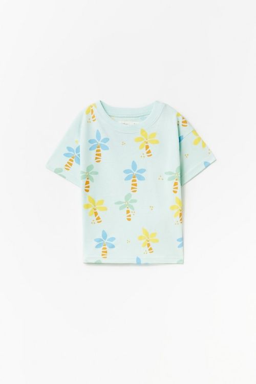 Remera Estampada Palmeras