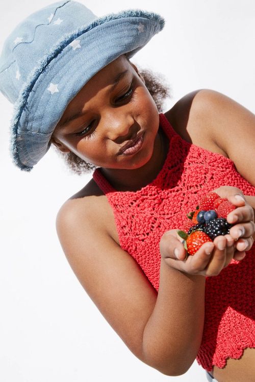 Gorro Bob Denim Aop Estrellas