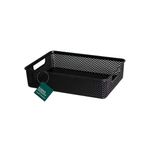 Cesto%20Organizador%20Negro%2030X21X7%20Cm