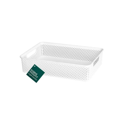 Cesto Organizador Blanco 30X21X7
