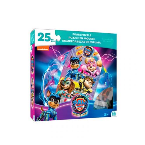 Paw Patrol Mighty Movie Rompecabezas De Espuma 25 Pzs