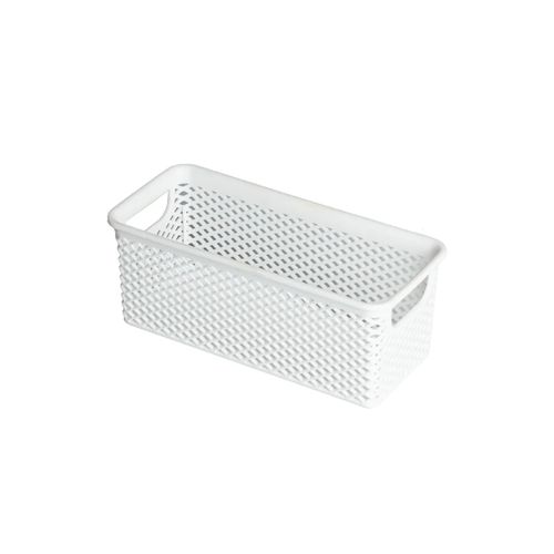 Cesto Organizador Blanco 20X9X8