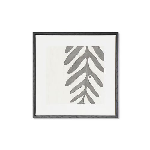 Cuadro Ps Lienzo 40X4X40 Hojas Enmarcado