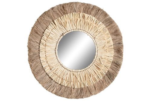 Espejo Fibra 70X8X70 Natural