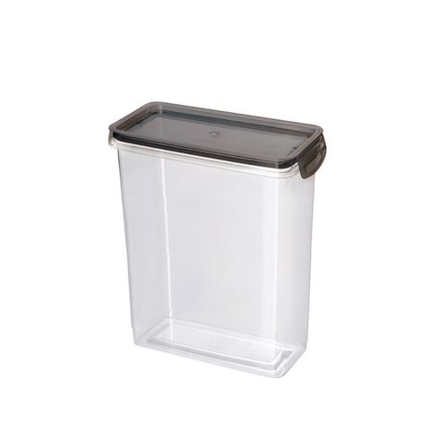 Porta Alimentos Traba Mas Rectangular Cristal 3L Ahumado