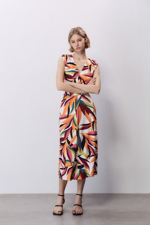 Vestido Fluido Estampado