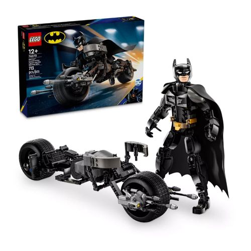 Figura Para Construir Batman Y Moto Bat-Pod