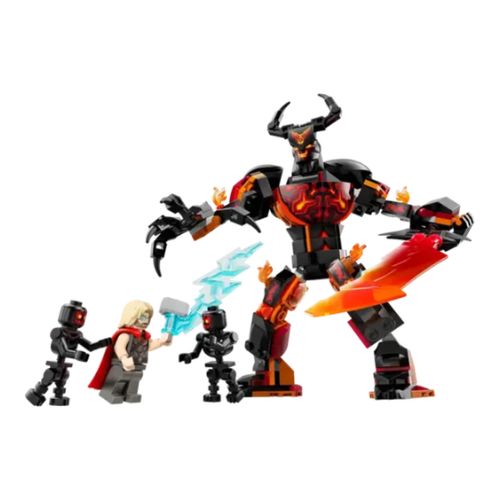 Thor Vs Figura Para Construir De Surtur