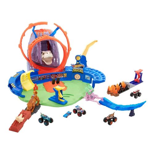 Hot Wheels Monster Trucks Temible Explosión Volcánica