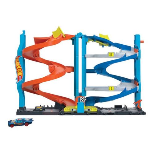 Hot Wheels City  Torre De Carreras Con Doble Altura