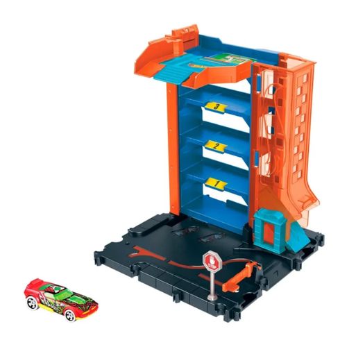 Hot Wheels Pista Estacionamiento Para Autos